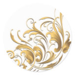 Vintage Gold Sticker