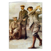 Vintage Golf Greeting Cards