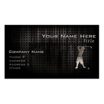 Vintage Golfer; Cool Business Cards