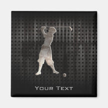 Vintage Golfer; Cool Magnet