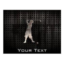 Vintage Golfer; Cool Post Cards