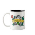 Vintage Good Luck Horseshoe Tattoo mugs