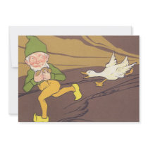 Vintage Goose that Laid the Golden Egg Aesop Fable
