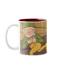 Vintage Goose that Laid the Golden Egg Aesop Fable Mugs