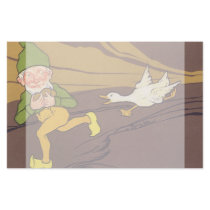 Vintage Goose that Laid the Golden Egg Aesop Fable