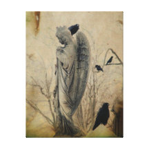 Vintage Gothic Art Stretched Canvas Prints