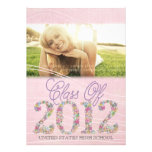 Vintage Graduate Class of 2012 Soft Pink Invite