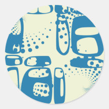 Vintage Graffiti seamless pattern Stickers