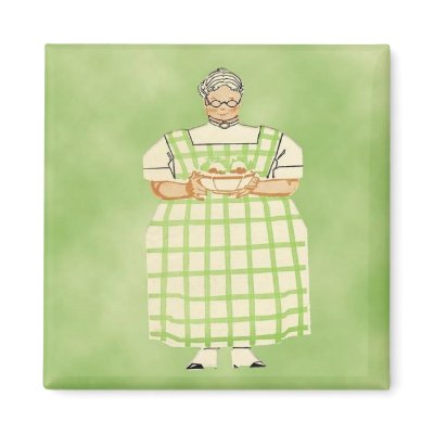 Vintage Grandmother Cook Kitchen Magnet by lkranieri