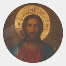 VINTAGE GREEK ORTHODOX ICON STICKER
