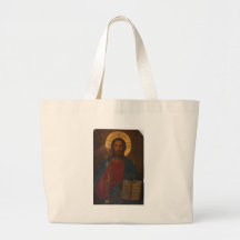 VINTAGE GREEK ORTHODOX ICON TOTE BAG