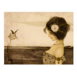 Vintage Greek Virgin Postcard