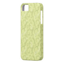 Vintage Green Ethereal Paisley iPhone 5 Case