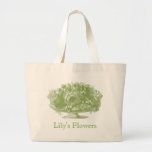 Vintage Green Flower Arrangement Bags