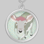 Vintage Grey Fawn Necklace necklaces