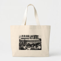 Vintage Greyhound Bus Canvas Bag