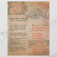 Vintage Grunge Flower - Flyer