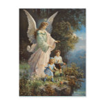 Vintage Guardian Angel Postcard