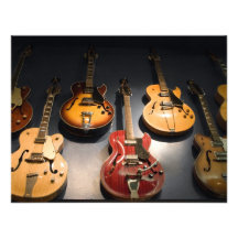 Vintage Guitars Personalized Announcements