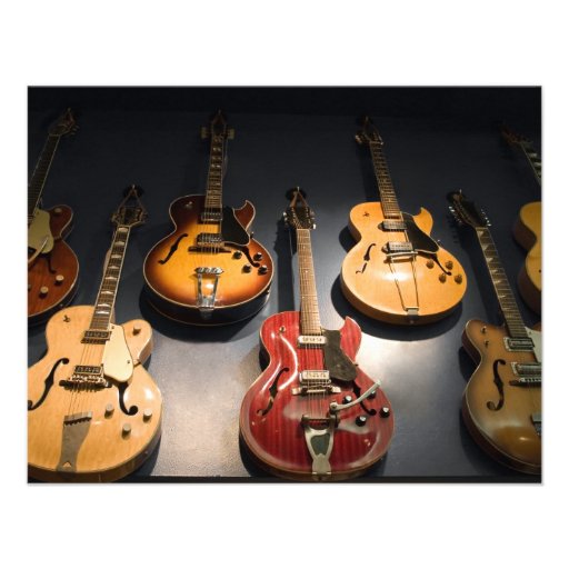 Vintage Guitars Personalized Announcements