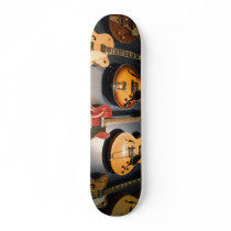 Vintage Guitars Skateboard Deck