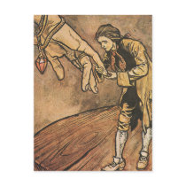 Vintage Gulliver's Travels by Arthur Rackham Post Card