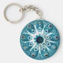 Vintage Haeckel Botryllus Polycyclus Fine Art Key Chains