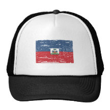 Vintage Haiti Flag Trucker Hats
