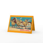 Vintage Halloween Art Card