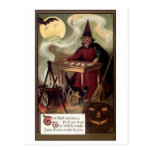 Vintage Halloween Fortune Teller Postcard