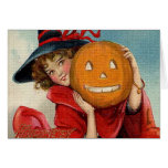 Vintage Halloween Greeting Card