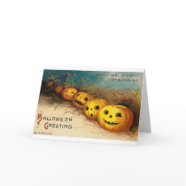Vintage Halloween Greeting Cards Classic Posters