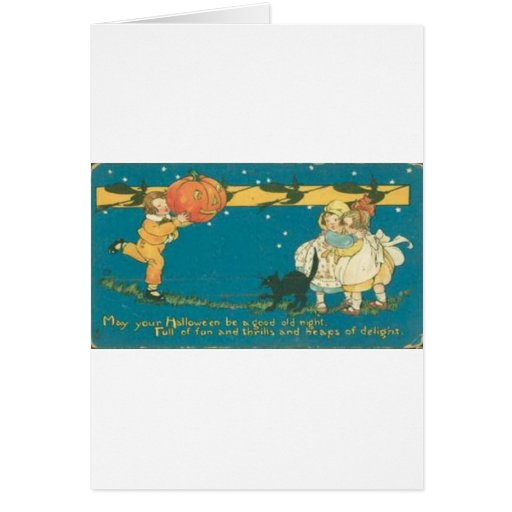 Vintage Halloween Greeting Cards Classic Posters