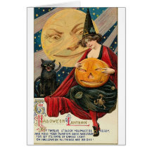 Vintage Halloween Greeting Cards Classic Posters