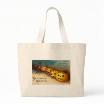 Vintage Halloween Greeting Cards Classic Posters Tote Bag