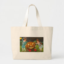 Vintage Halloween Greeting Cards Classic Posters Bags