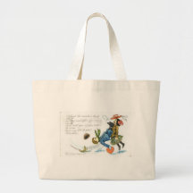 Vintage Halloween Greeting Cards Classic Posters Canvas Bags