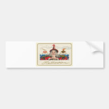 Vintage Halloween Greeting Cards Classic Posters Bumper Sticker
