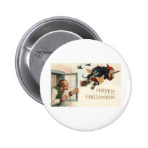 Vintage Halloween Greeting Cards Classic Posters Pin