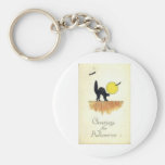 Vintage Halloween Greeting Cards Classic Posters Key Chains