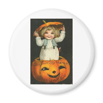 Vintage Halloween Greeting Cards Classic Posters