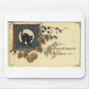 Vintage Halloween Greeting Cards Classic Posters mousepads