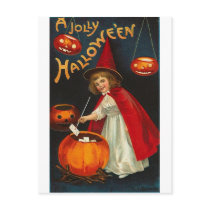 Vintage Halloween Greeting Cards Classic Posters