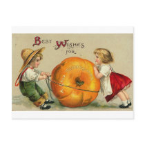 Vintage Halloween Greeting Cards Classic Posters