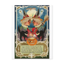 Vintage Halloween Greeting Cards Classic Posters