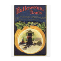 Vintage Halloween Greeting Cards Classic Posters