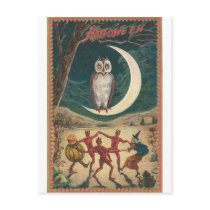 Vintage Halloween Greeting Cards Classic Posters