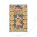 Vintage Halloween Greeting Cards Classic Posters stickers