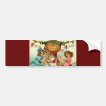 Vintage Halloween Greetings Bumper Stickers
