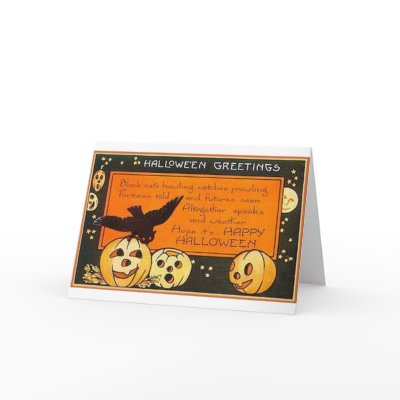 Vintage Halloween Greetings Cards